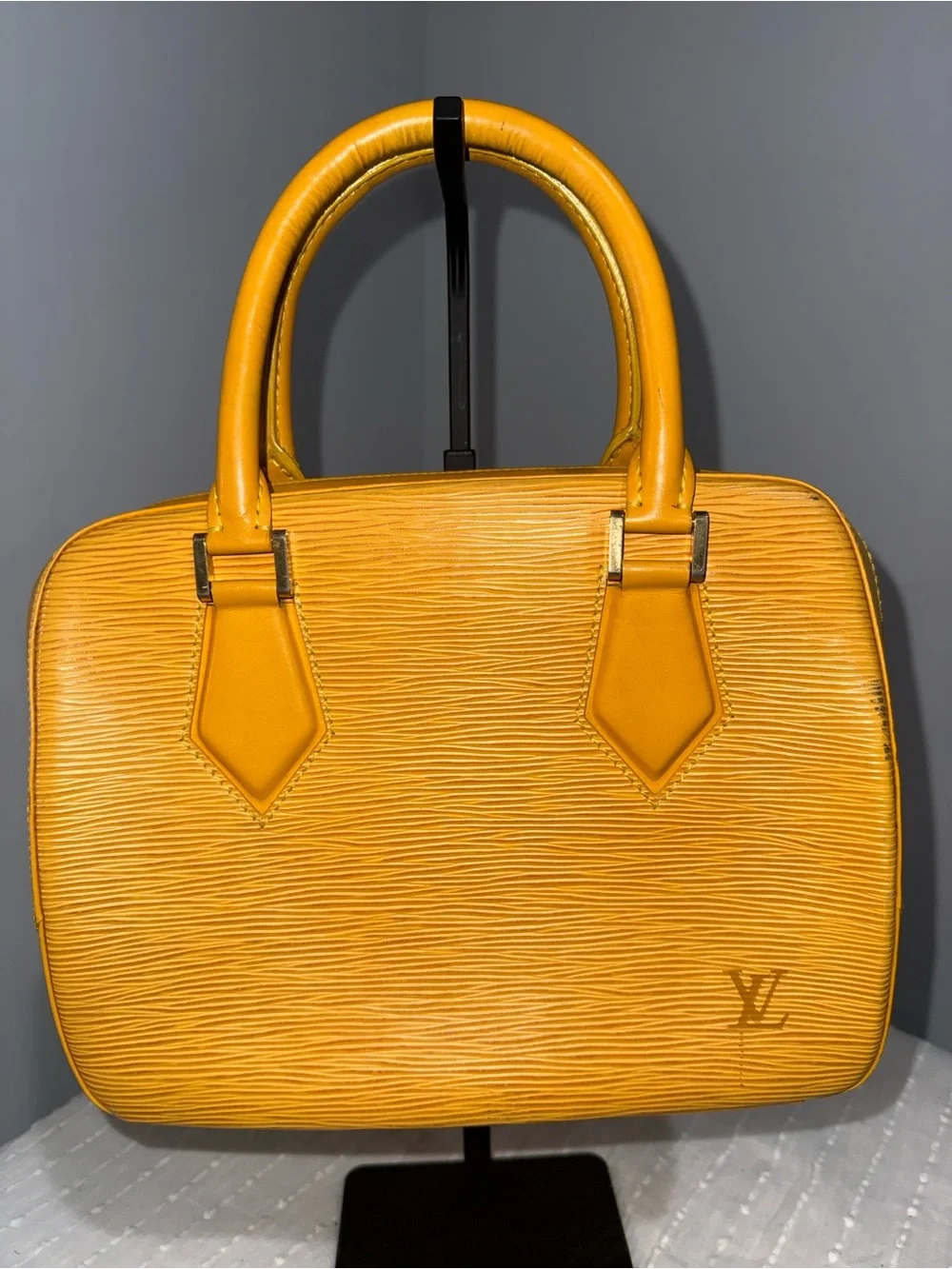 Louis Vuitton Yellow Epi Leather Satchel
